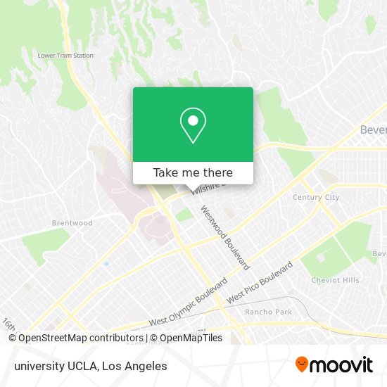 Mapa de university UCLA