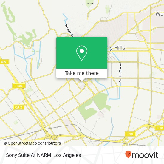 Mapa de Sony Suite At NARM