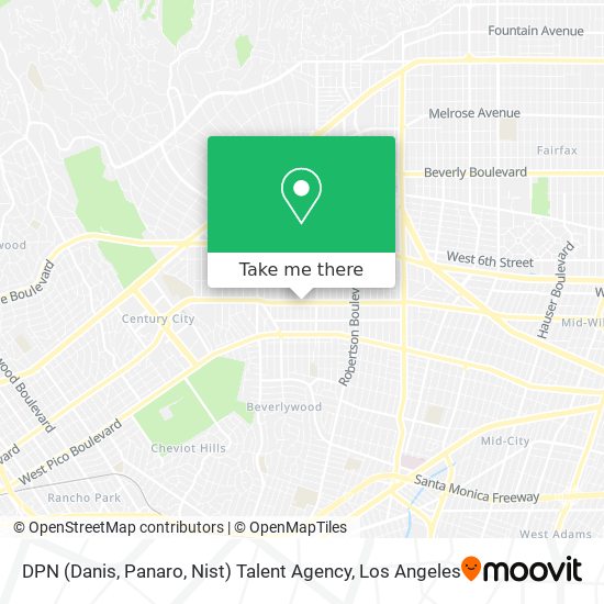 DPN (Danis, Panaro, Nist) Talent Agency map