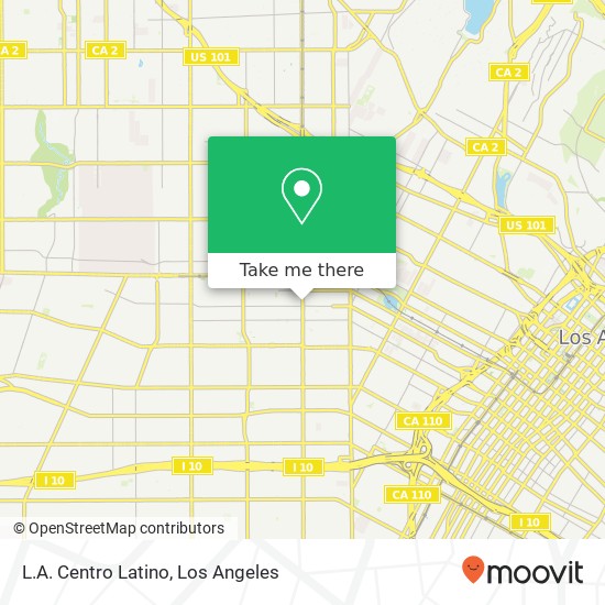L.A. Centro Latino map