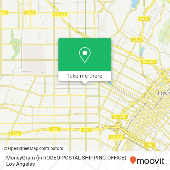 Mapa de MoneyGram (in RODEO POSTAL SHIPPING OFFICE)
