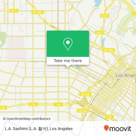 Mapa de L.A. Sashimi (L.A. 활어)