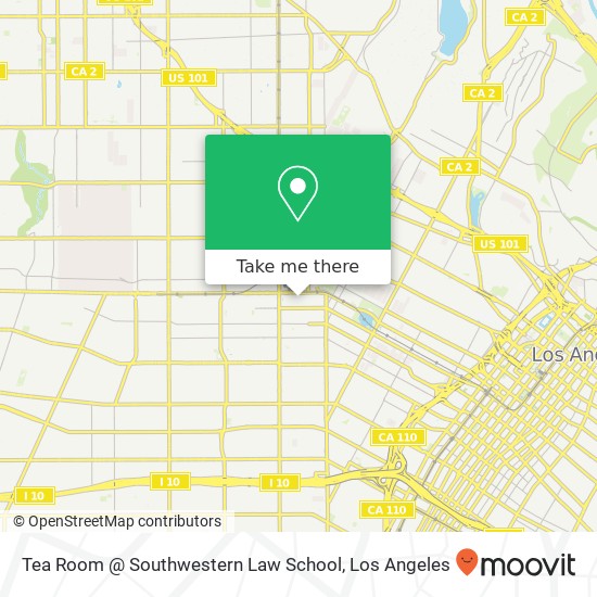 Mapa de Tea Room @ Southwestern Law School