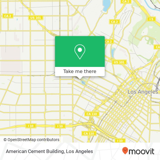 American Cement Building map