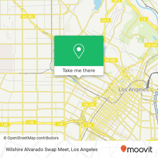 Wilshire Alvarado Swap Meet map