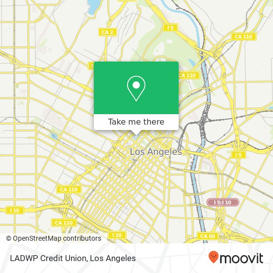 Mapa de LADWP Credit Union