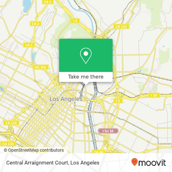 Central Arraignment Court map