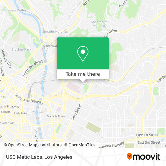 USC Metic Labs map