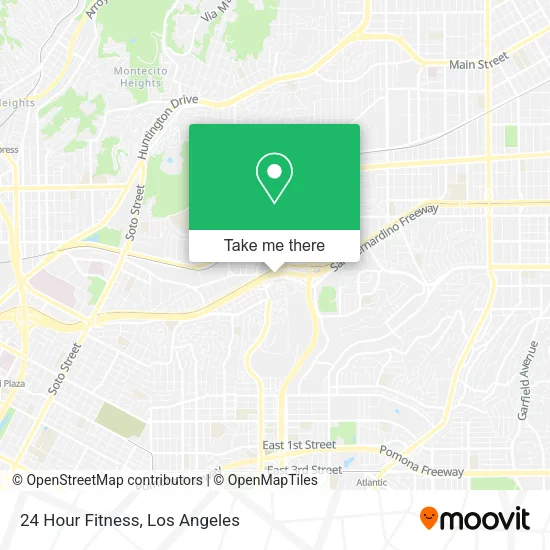 24 Hour Fitness map