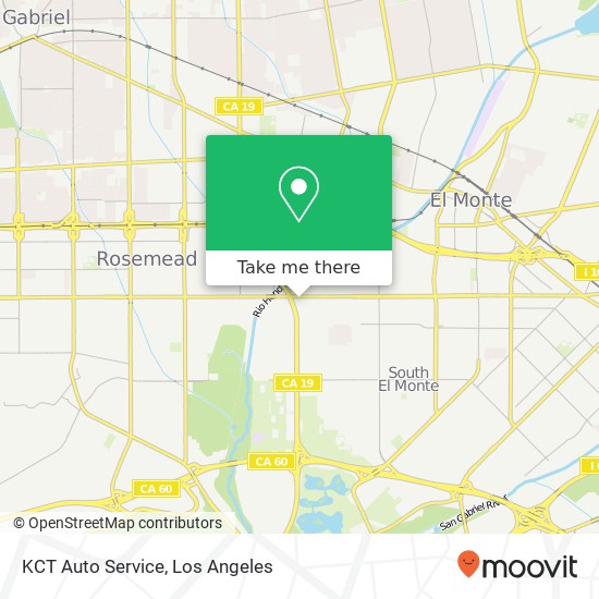 KCT Auto Service map