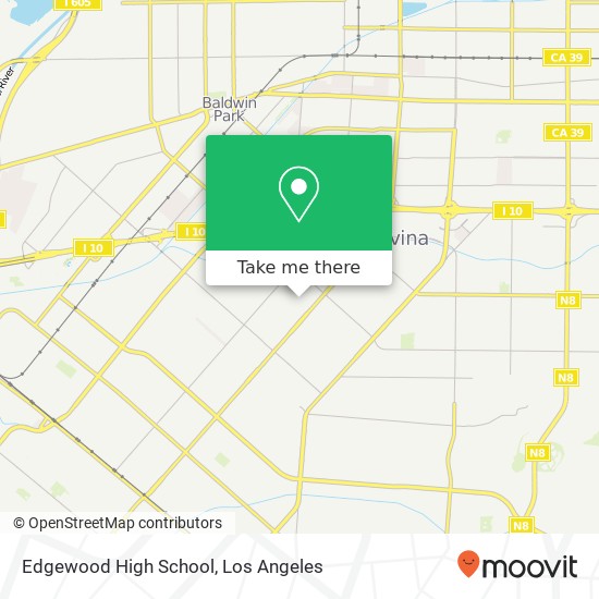 Mapa de Edgewood High School