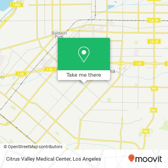 Citrus Valley Medical Center map