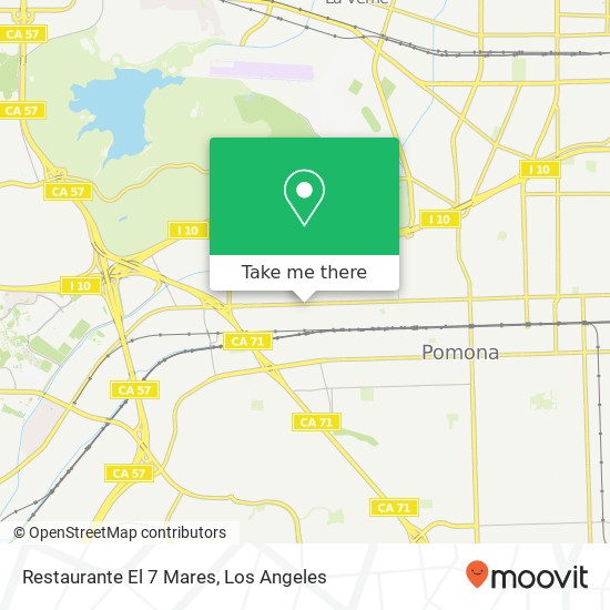 Mapa de Restaurante El 7 Mares