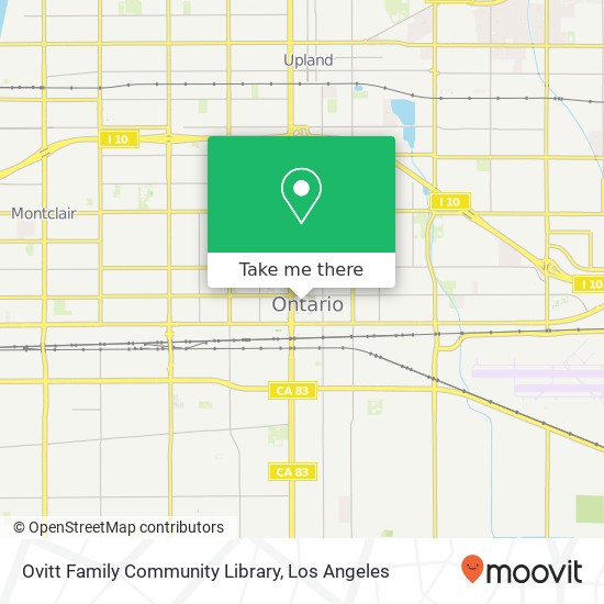 Ovitt Family Community Library map