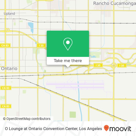 O Lounge at Ontario Convention Center map