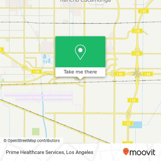 Prime Healthcare Services map