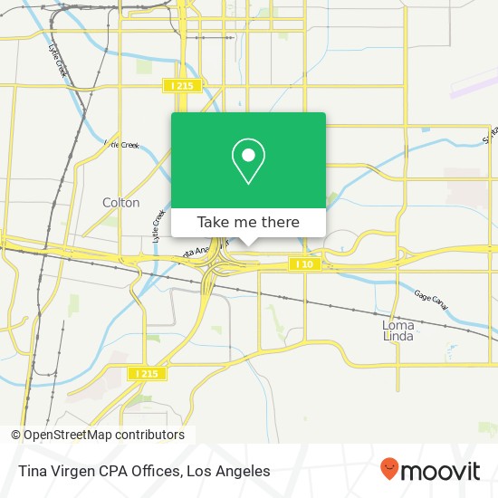 Tina Virgen CPA Offices map