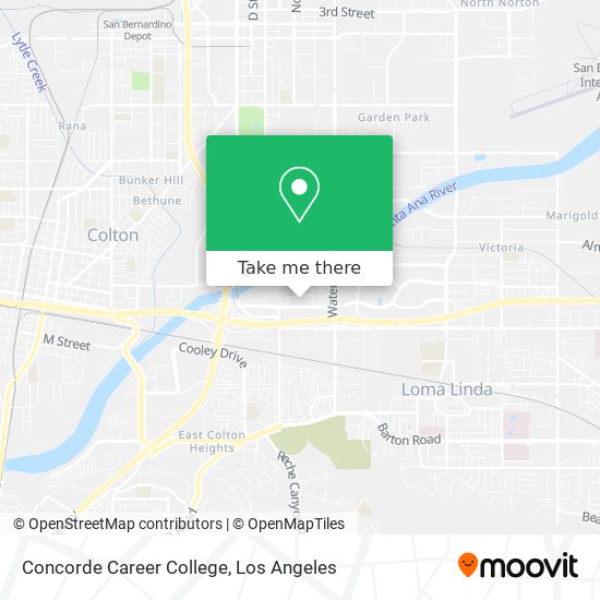 Concorde Career College map