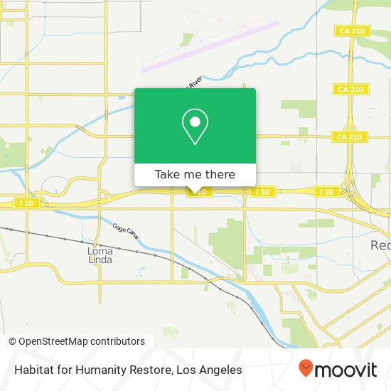 Mapa de Habitat for Humanity Restore