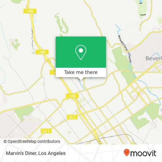 Marvin's Diner map