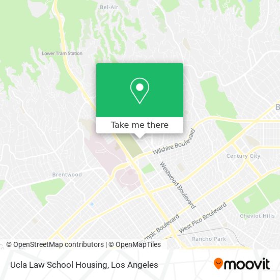 Mapa de Ucla Law School Housing