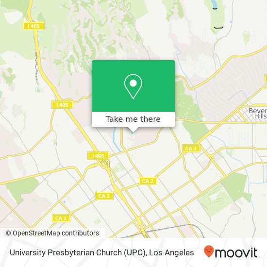 University Presbyterian Church (UPC) map