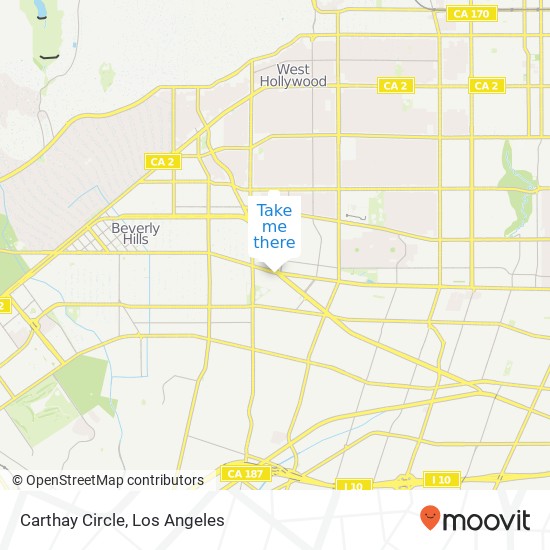 Mapa de Carthay Circle