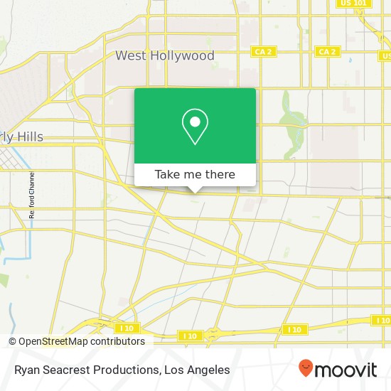 Ryan Seacrest Productions map