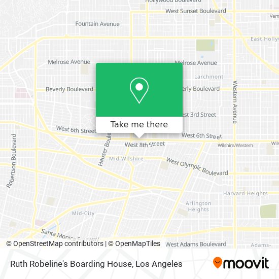 Mapa de Ruth Robeline's Boarding House