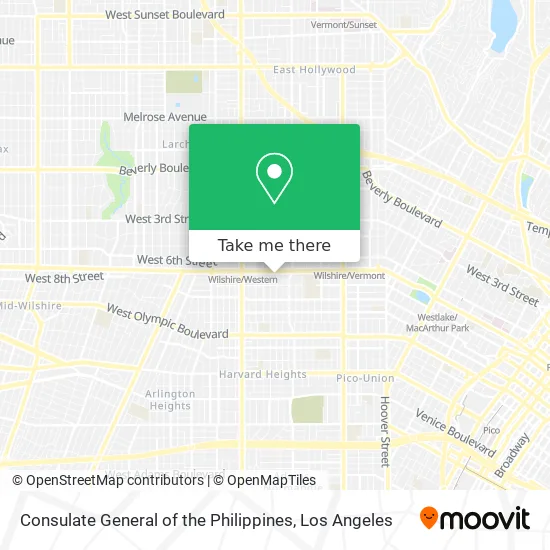 Consulate General of the Philippines map