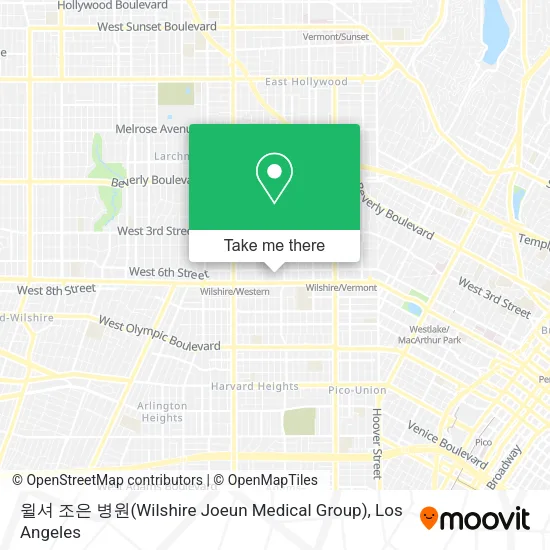 윌셔 조은 병원(Wilshire Joeun Medical Group) map