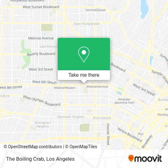 The Boiling Crab map