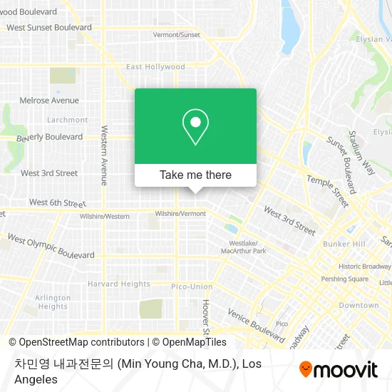 Mapa de 차민영 내과전문의 (Min Young Cha, M.D.)