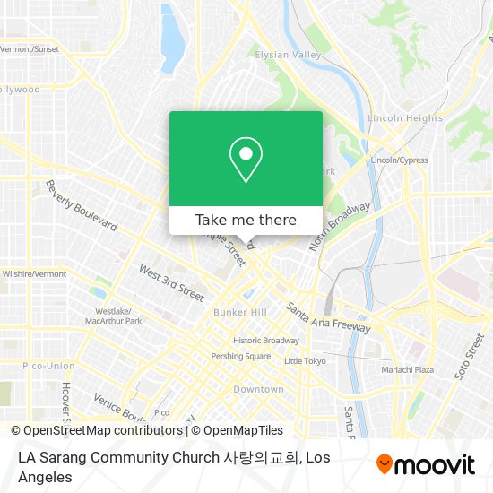 Mapa de LA Sarang Community Church 사랑의교회