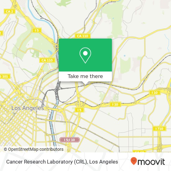 Mapa de Cancer Research Laboratory (CRL)