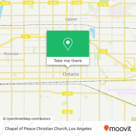 Mapa de Chapel of Peace Christian Church