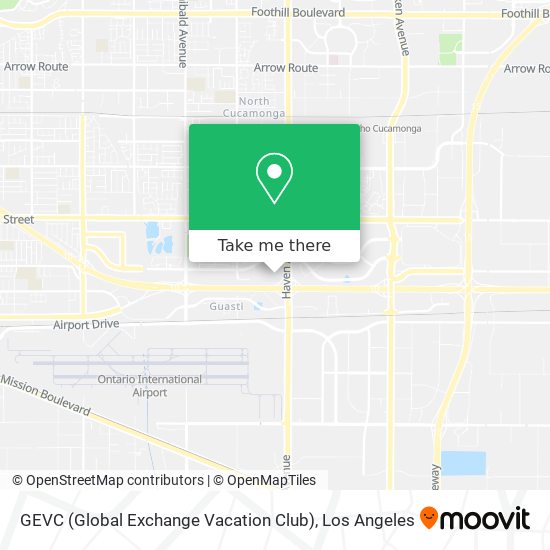 GEVC (Global Exchange Vacation Club) map
