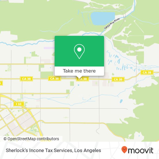 Sherlock's Incone Tax Services map