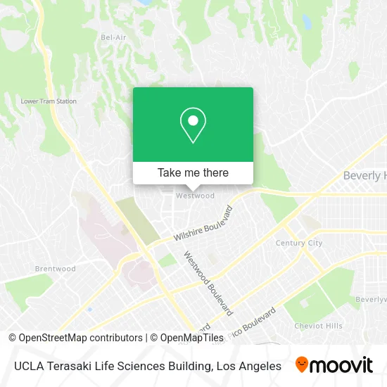 UCLA Terasaki Life Sciences Building map