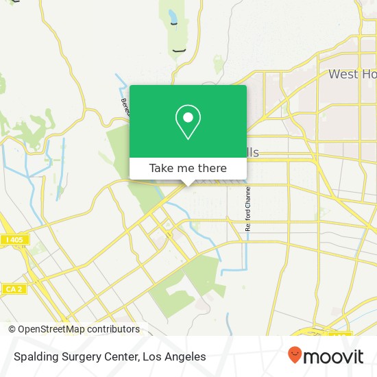 Spalding Surgery Center map