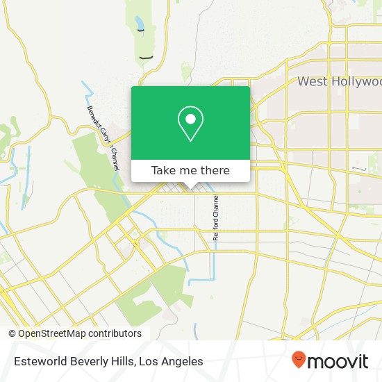 Mapa de Esteworld Beverly Hills