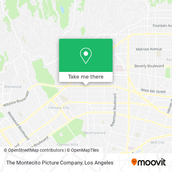 The Montecito Picture Company map