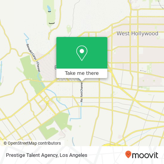 Prestige Talent Agency map