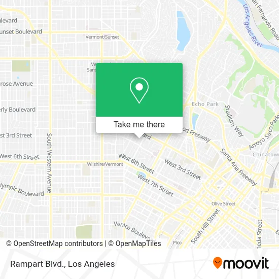 Rampart Blvd. map