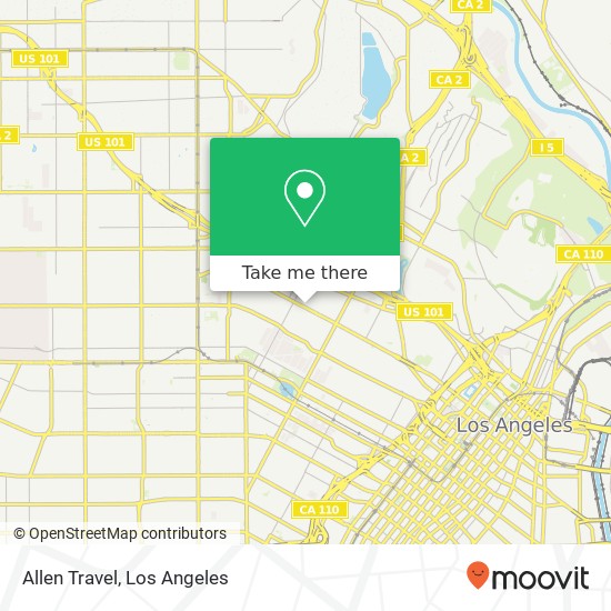 Allen Travel map