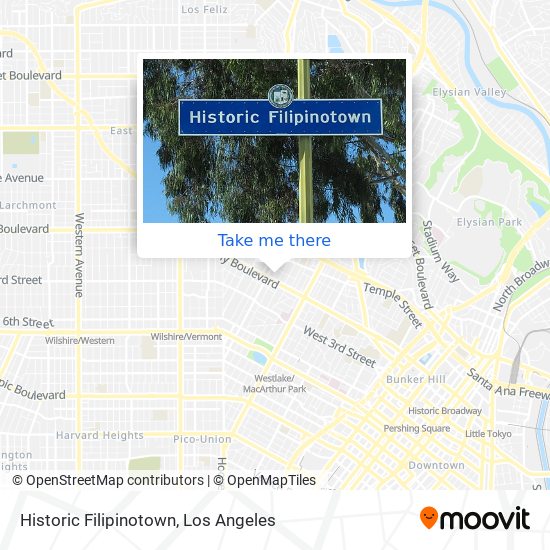 Mapa de Historic Filipinotown