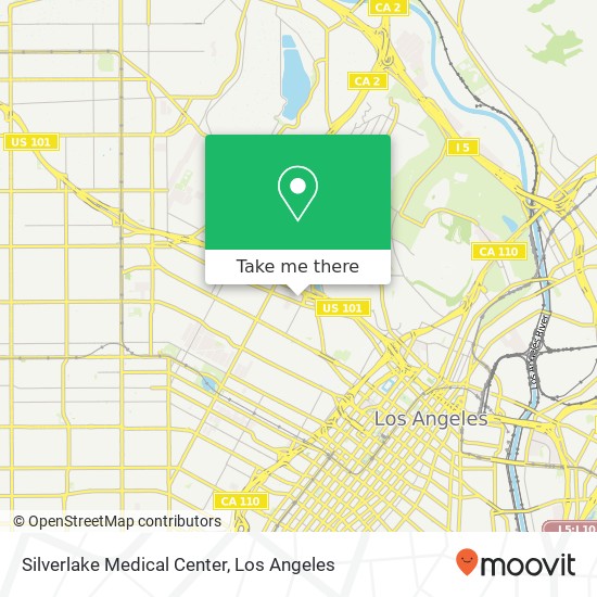 Mapa de Silverlake Medical Center