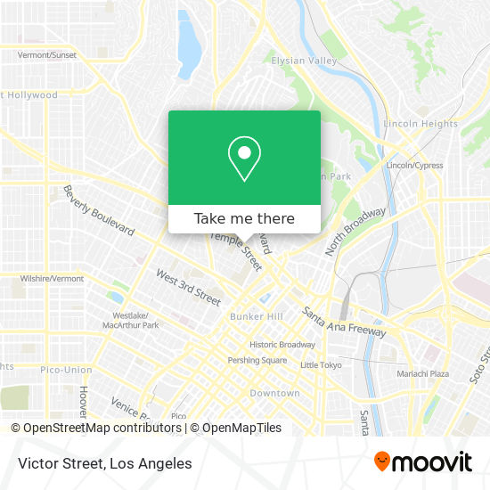 Mapa de Victor Street