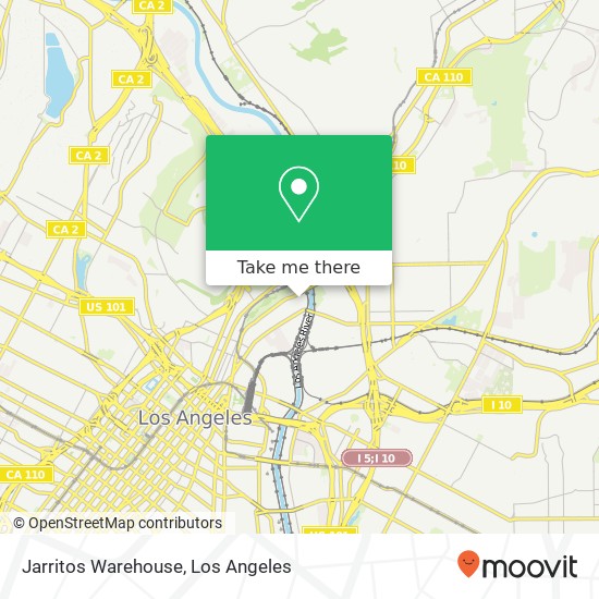 Jarritos Warehouse map