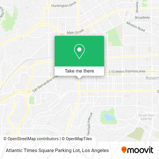 Mapa de Atlantic Times Square Parking Lot